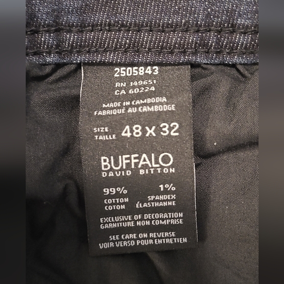 New! BUFFALO David Bitton jeans Men size 48 - Picture 2 of 5